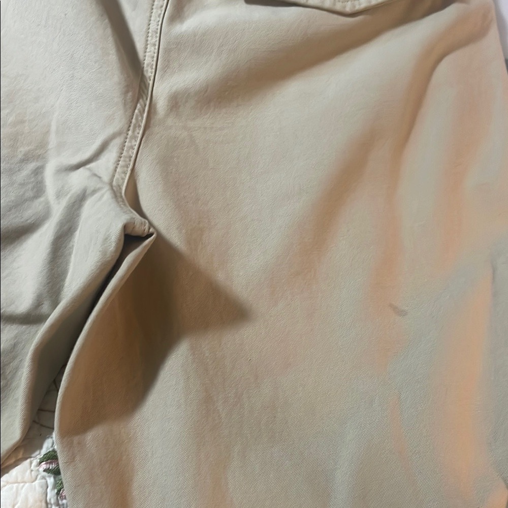 TNA Surplus Division Cargo Pants Khaki Tan‎ Drawstring Waist Wide Leg Size M - Picture 8 of 9